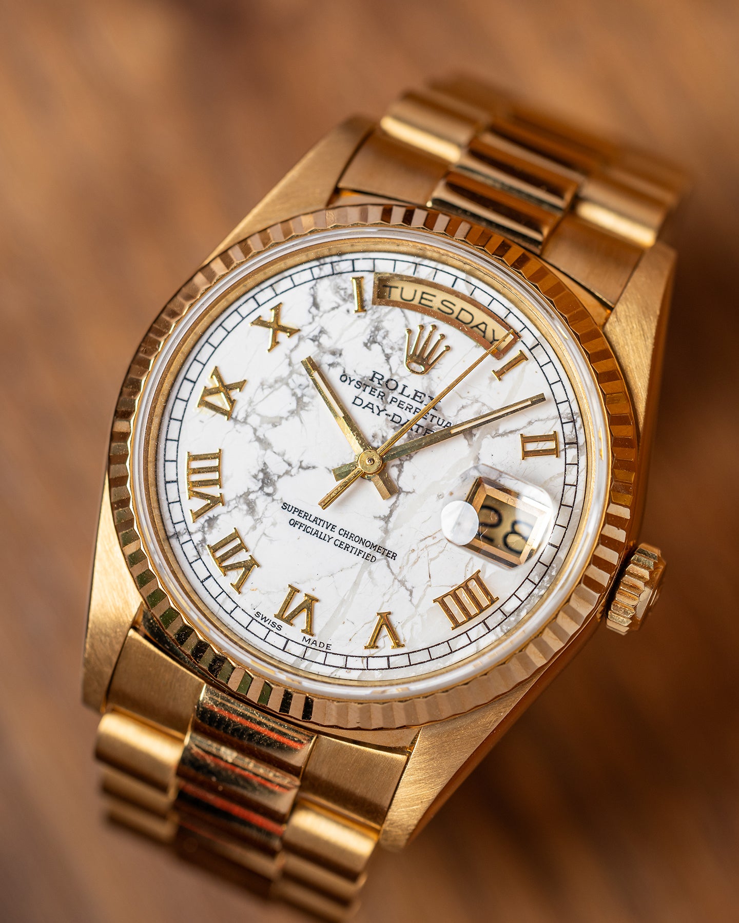 Rolex Day-Date Custom Marble Dial 18238