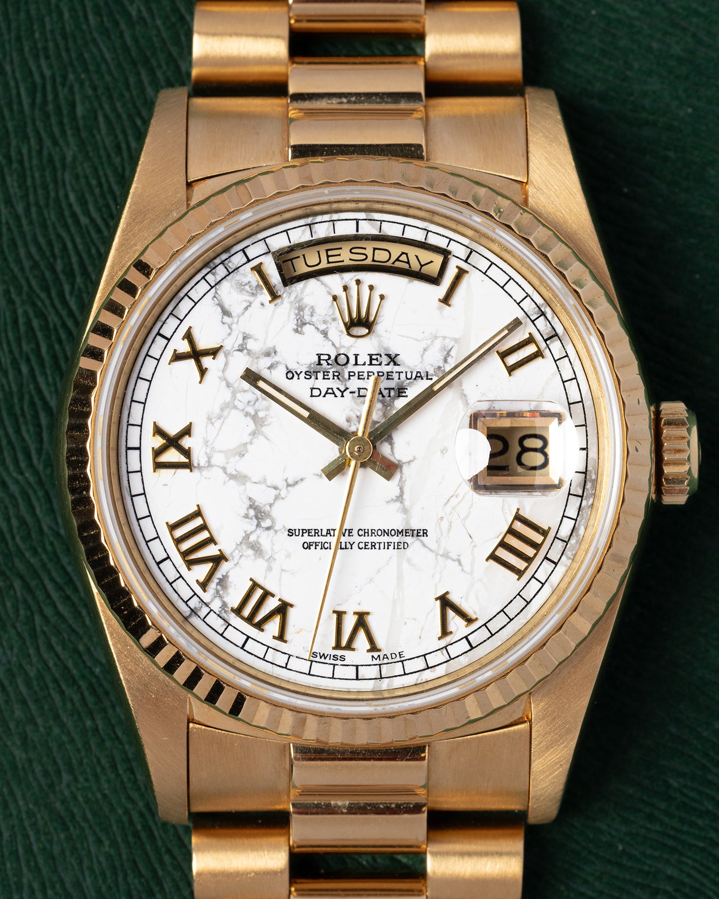 Rolex Day-Date Custom Marble Dial 18238
