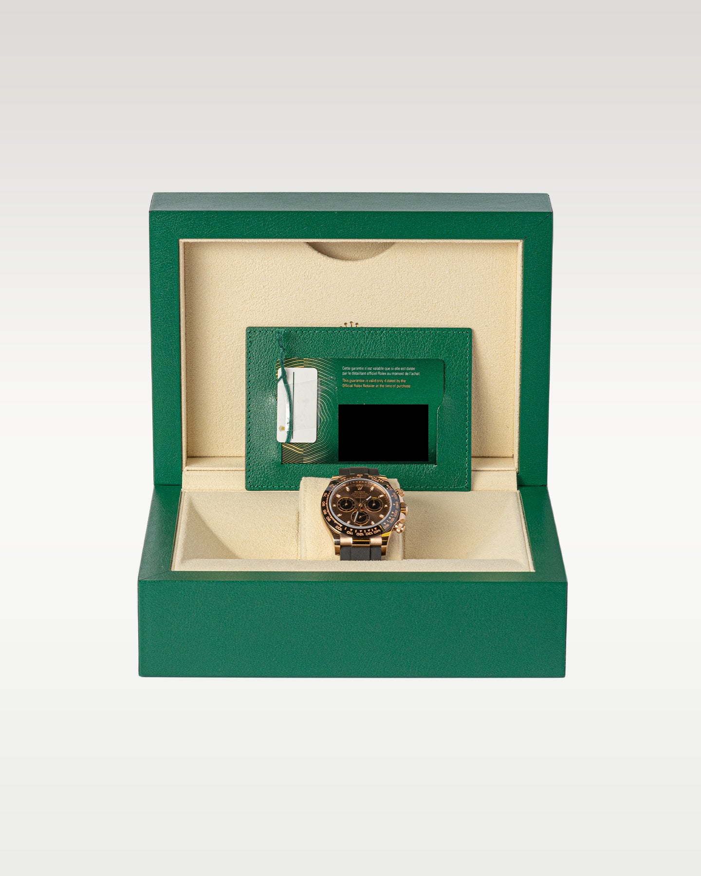 Rolex Daytona Chocolate Dial Oyster Flex Strap 116515