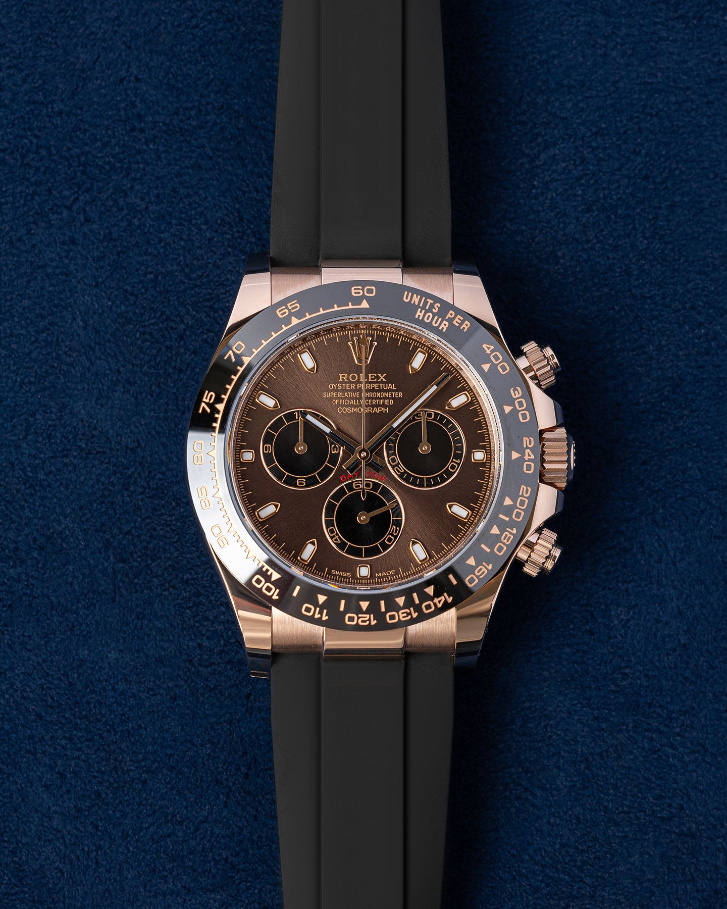 Rolex Daytona Chocolate Dial Oyster Flex Bracelet 116515