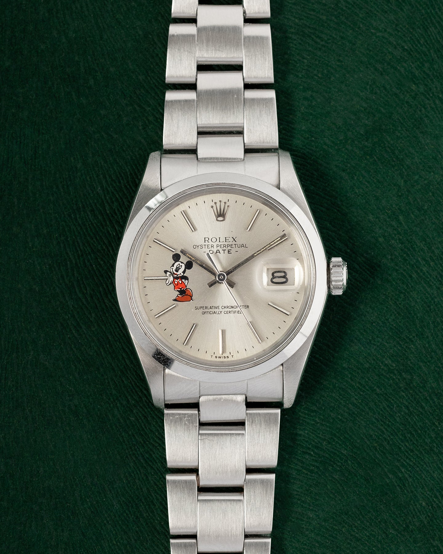 Rolex Oyster Perpetual Mickey Mouse Vintage Dial Date 1500