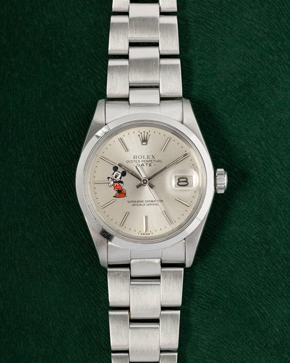 Rolex Oyster Perpetual Mickey Mouse Vintage Dial Date 1500