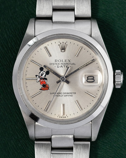 Rolex Oyster Perpetual Mickey Mouse Vintage Dial Date 1500